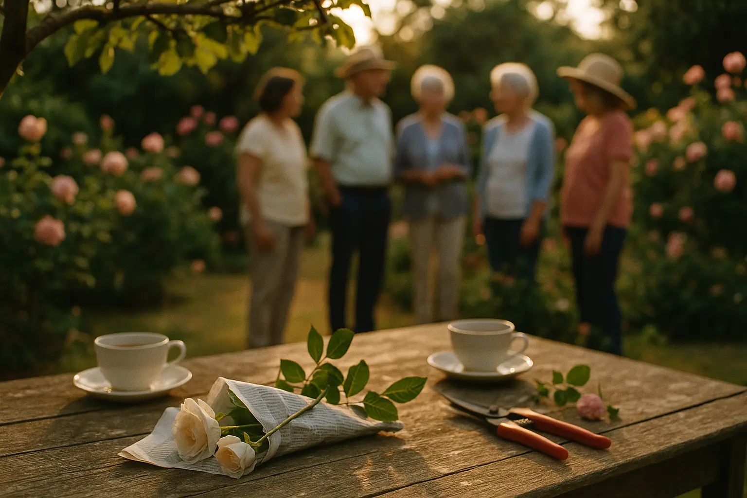 When the roses bloom, so do we