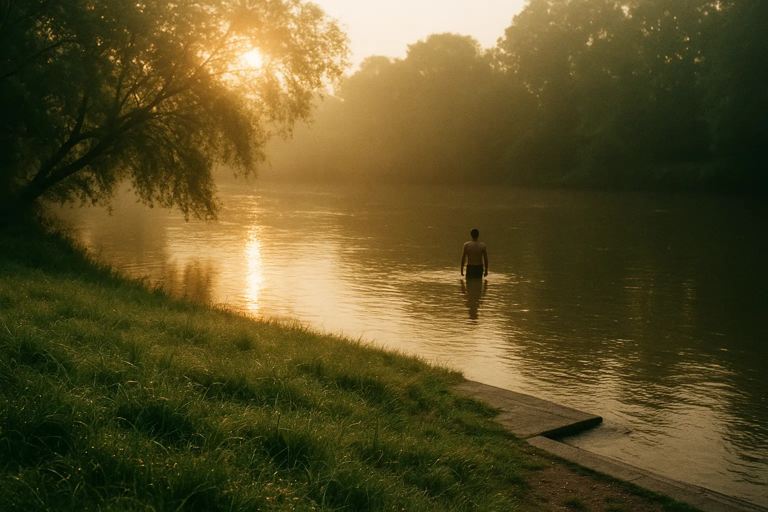 The cold shock of Petersham Meadows at dawn