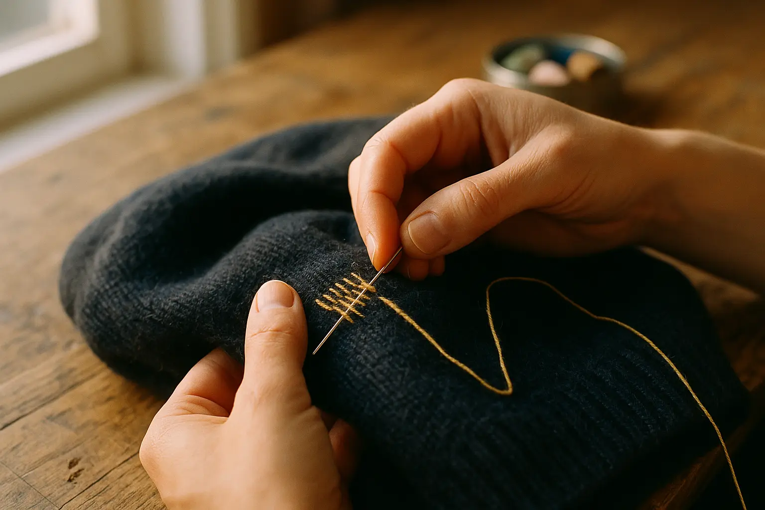 The jumper that lived three lives