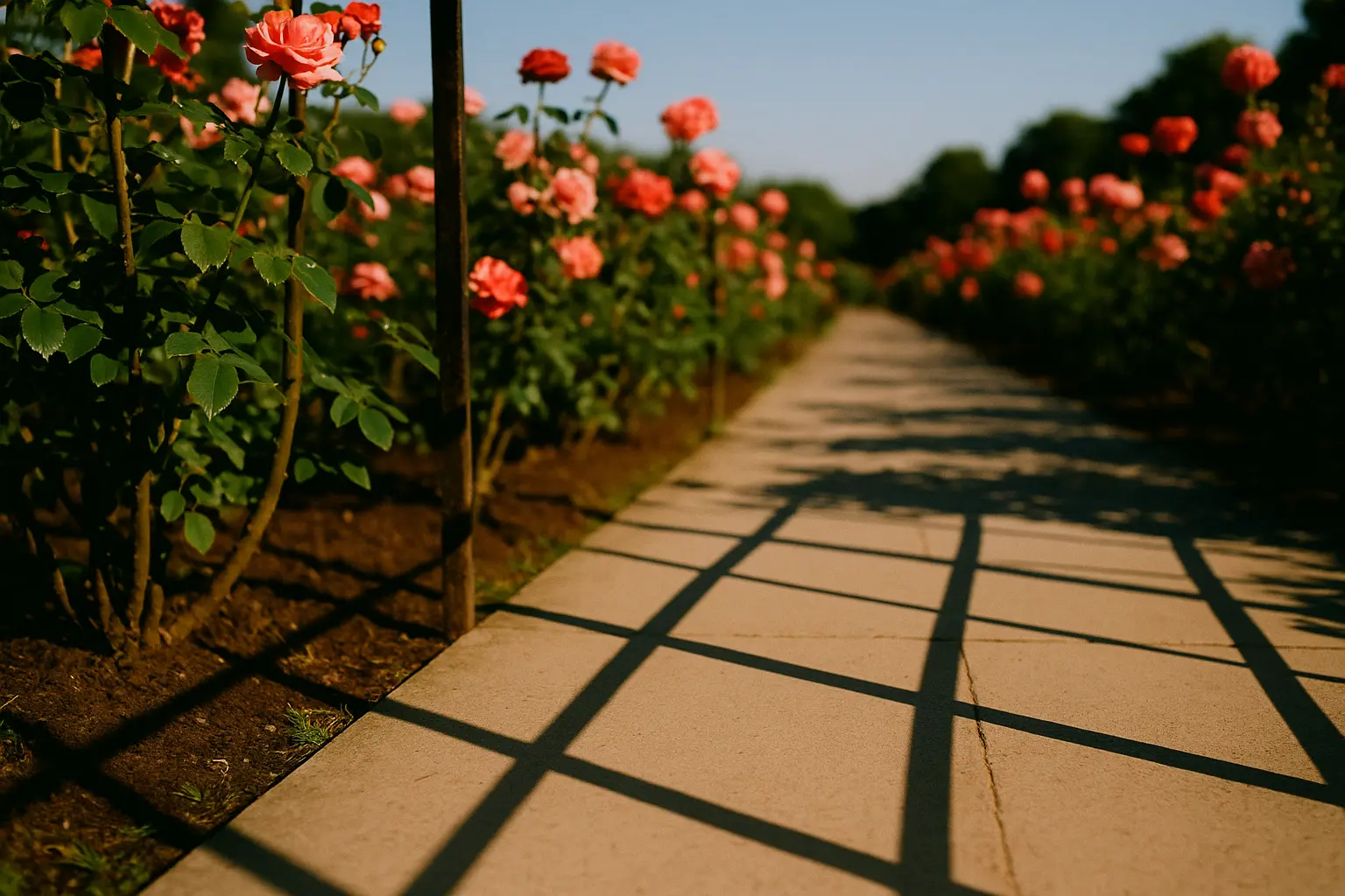 When the shadows turn sharp