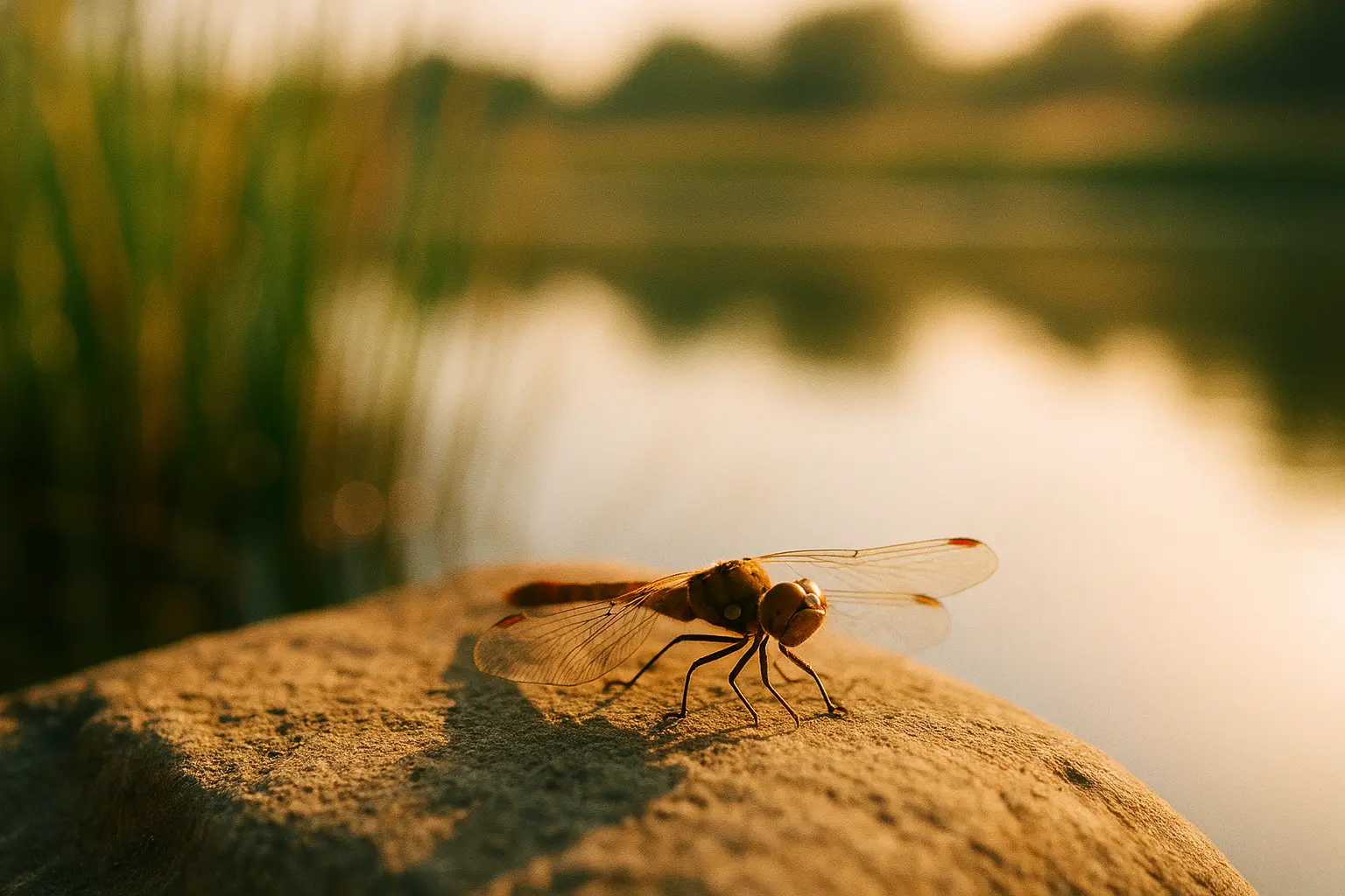 The dragonflies are back at the ponds