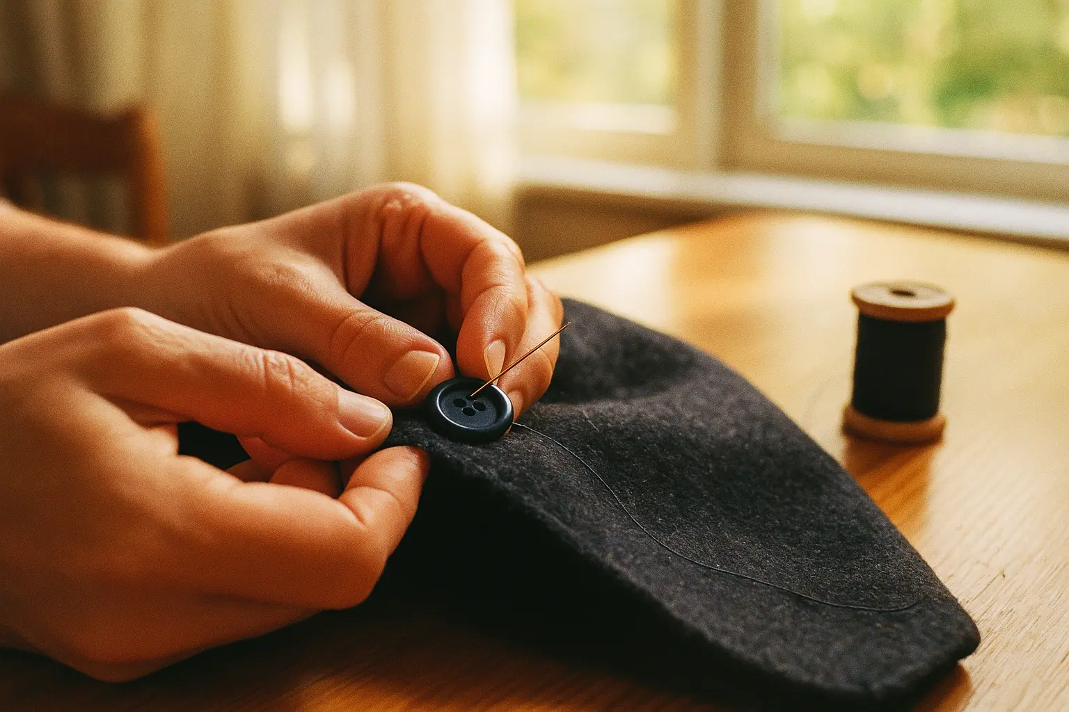 The coat button that brought back a habit