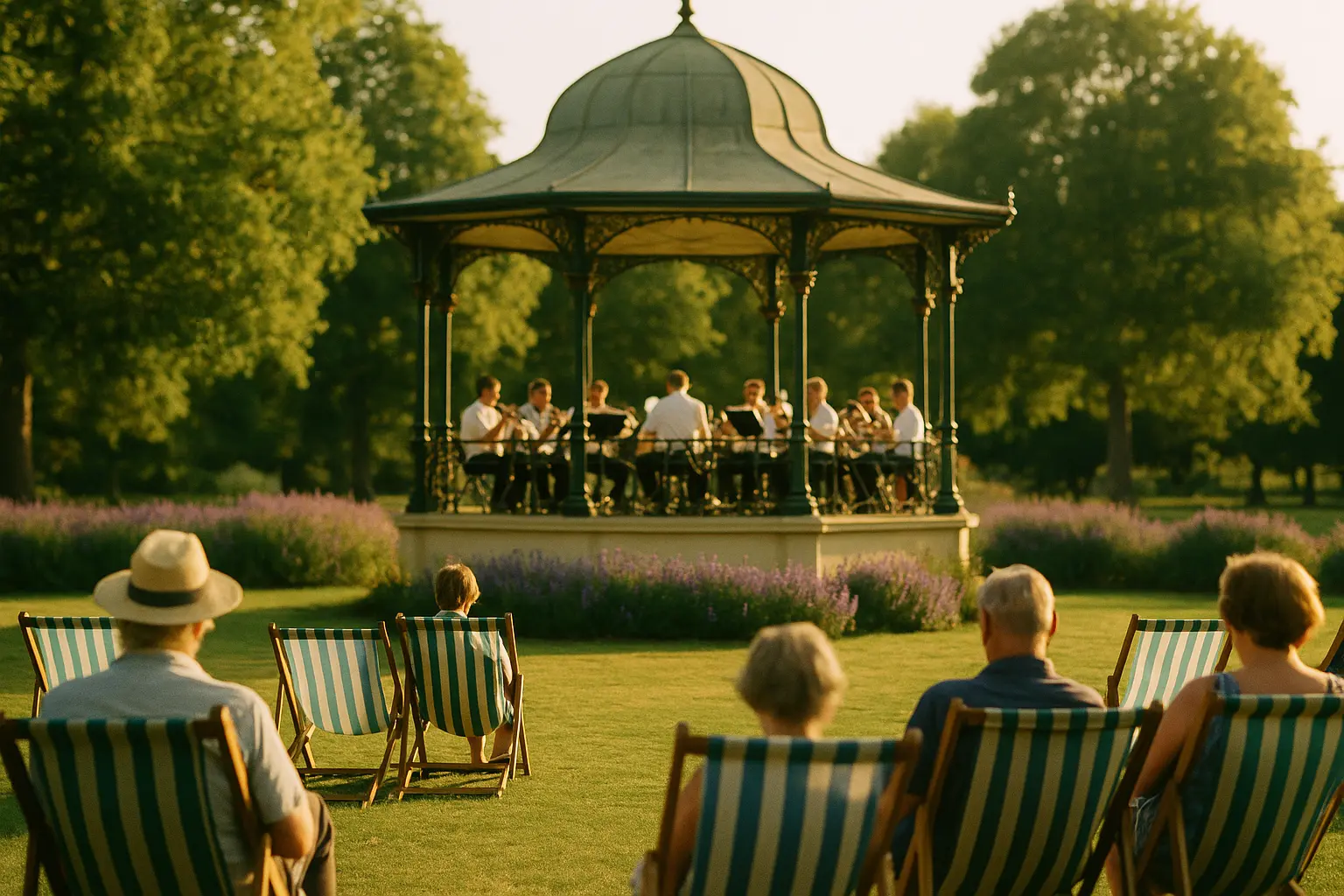 The bandstand when summer arrives