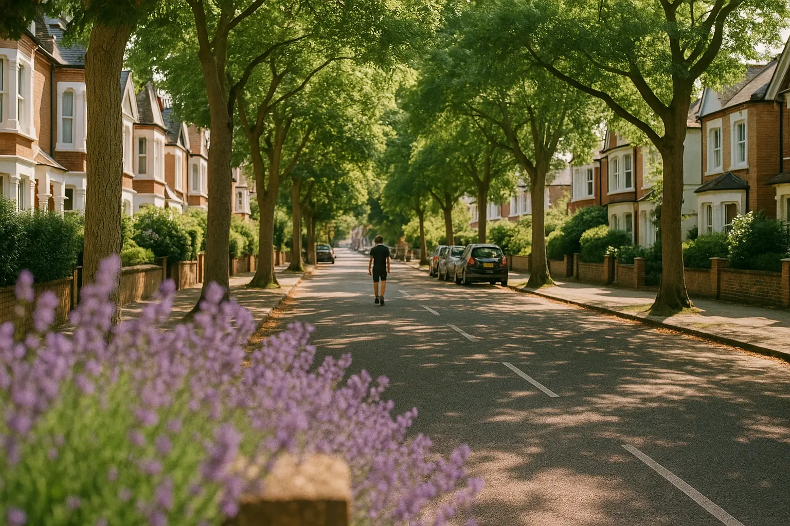 The Saturday walk into town