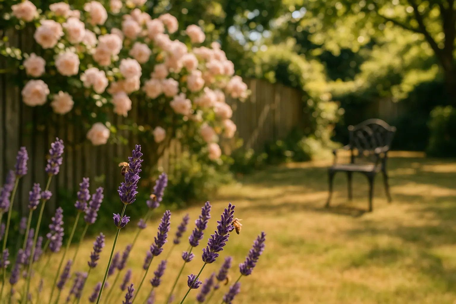 The garden in Richmond at midsummer